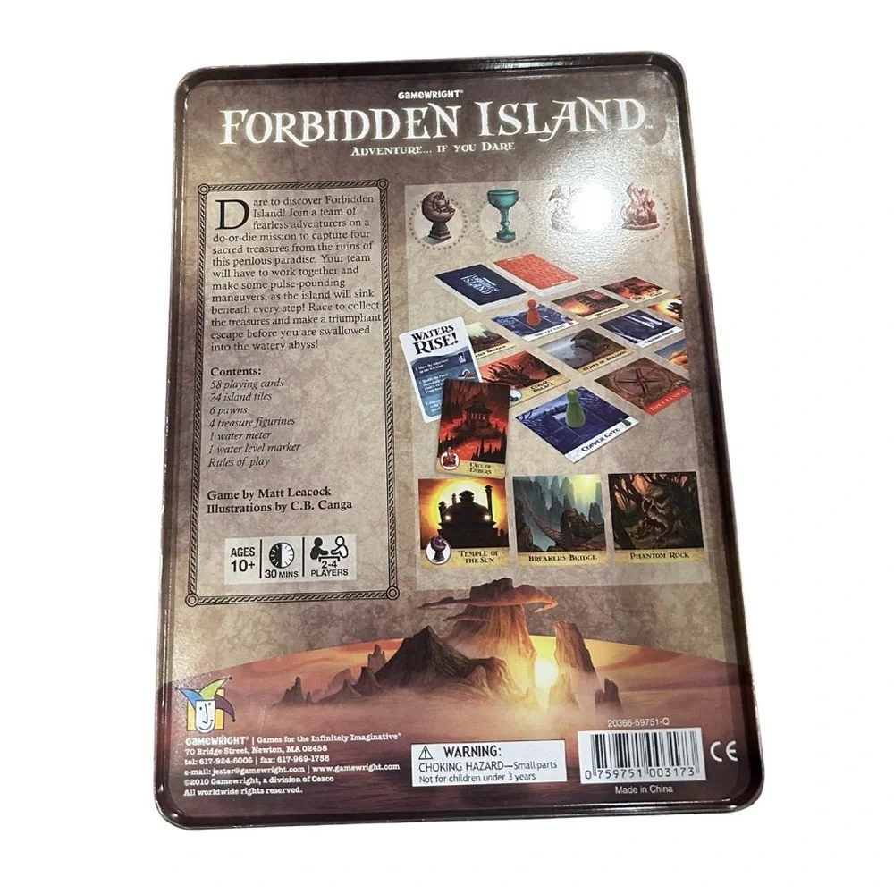 Forbidden Island: The Cooperative Strategy Survival Island Board Game